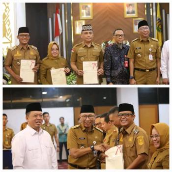 Bupati Ardito Terima Sertifikat Tanah dari Menteri ATR/BPN, Kepastian Hukum untuk Masyarakat